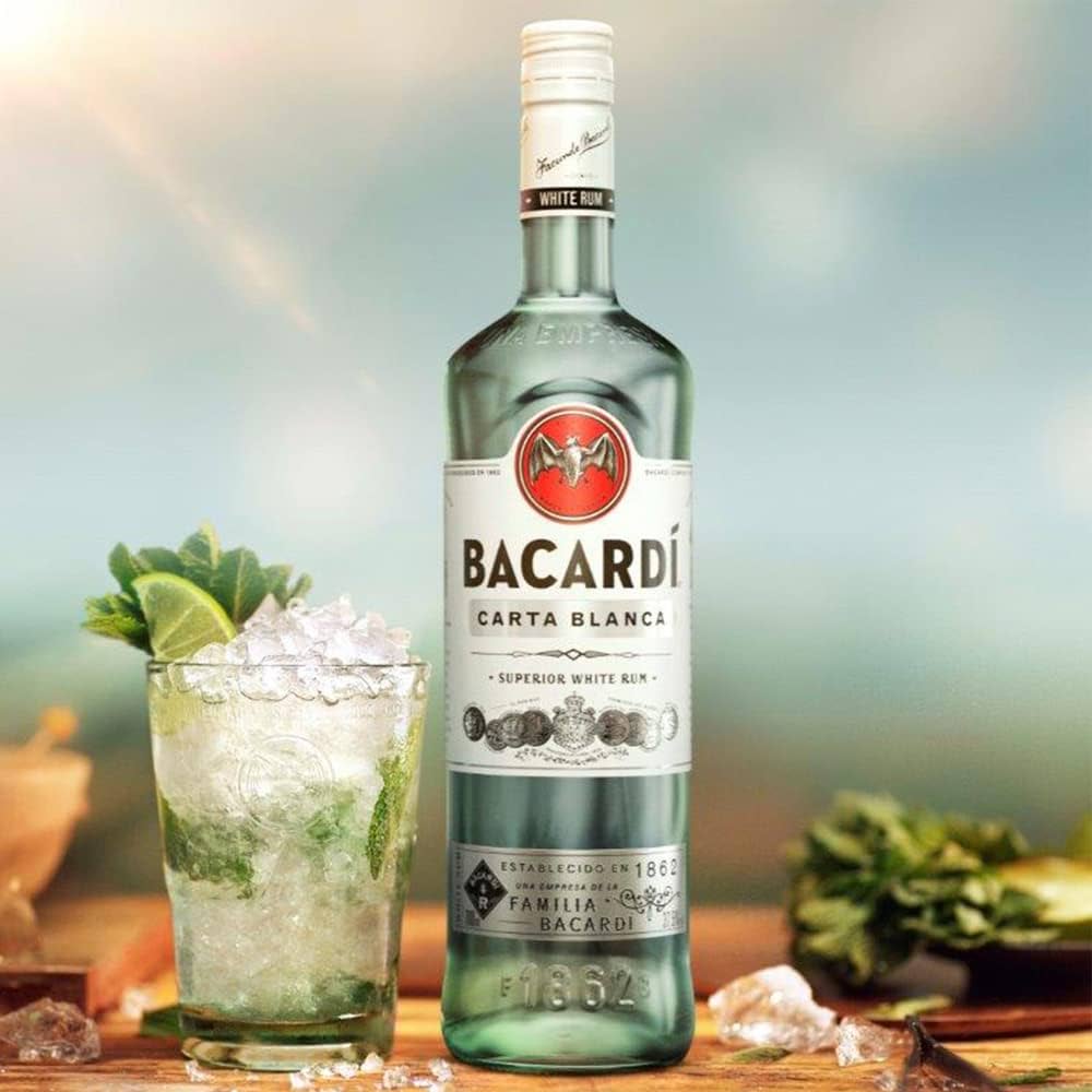 Bacardi Carta Blanca White Rum 1L - Compare prices in UAE