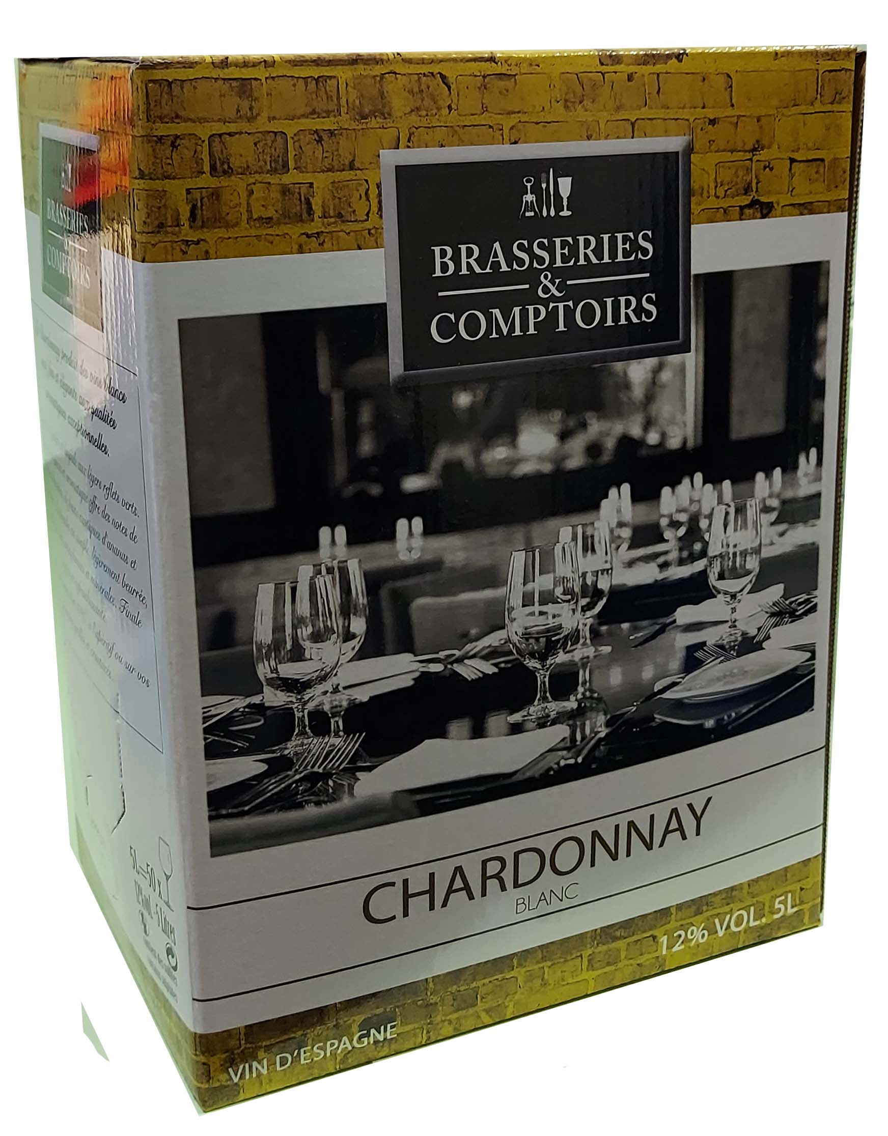 BIB BRASSERIES CHARDONNAY 5LTRS  5ltr  by bib - Compare prices in UAE