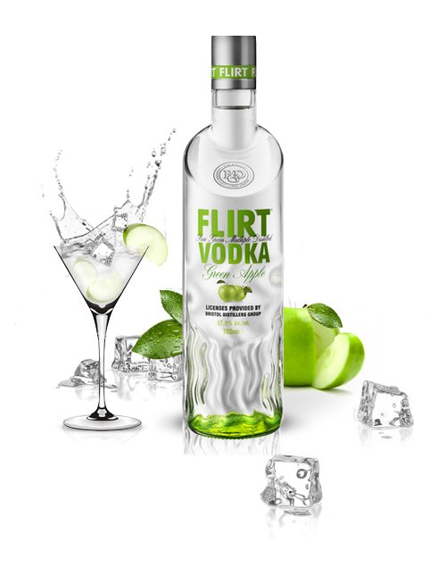 Flirt Green Apple Vodka 1.5L by flirt - Compare prices in UAE